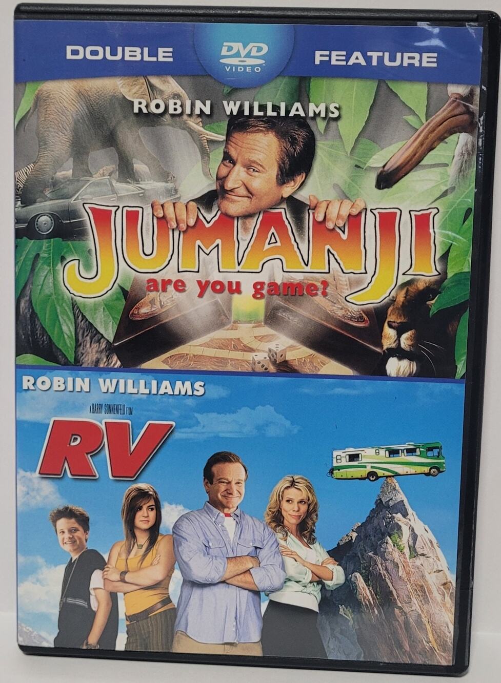 Double Feature: Jumanji / RV (DVD, 2014) Robin Williams Region 1